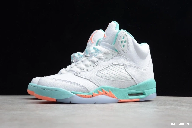 Rep Air Light GS 5 Aqua Jordan 440892-100 0715